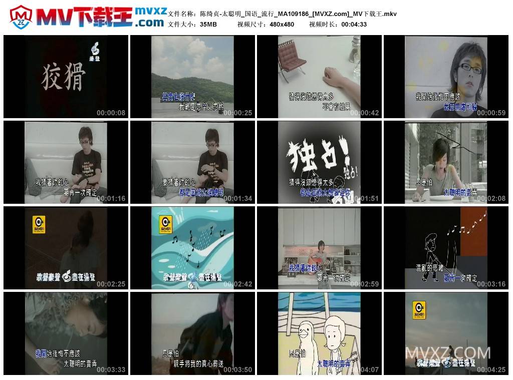 陈绮贞-太聪明_国语_流行_MA109186